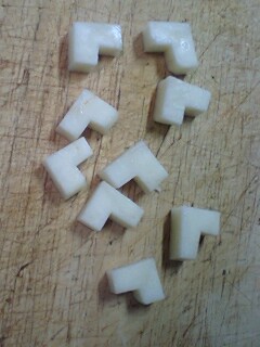 ３単位のピース×９個